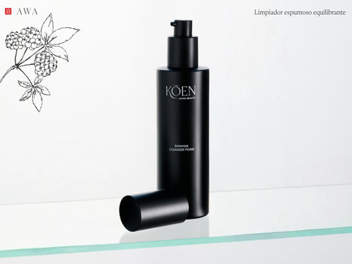 AWA | Limpiador espumoso equilibrante - KOEN JAPAN BEAUTY