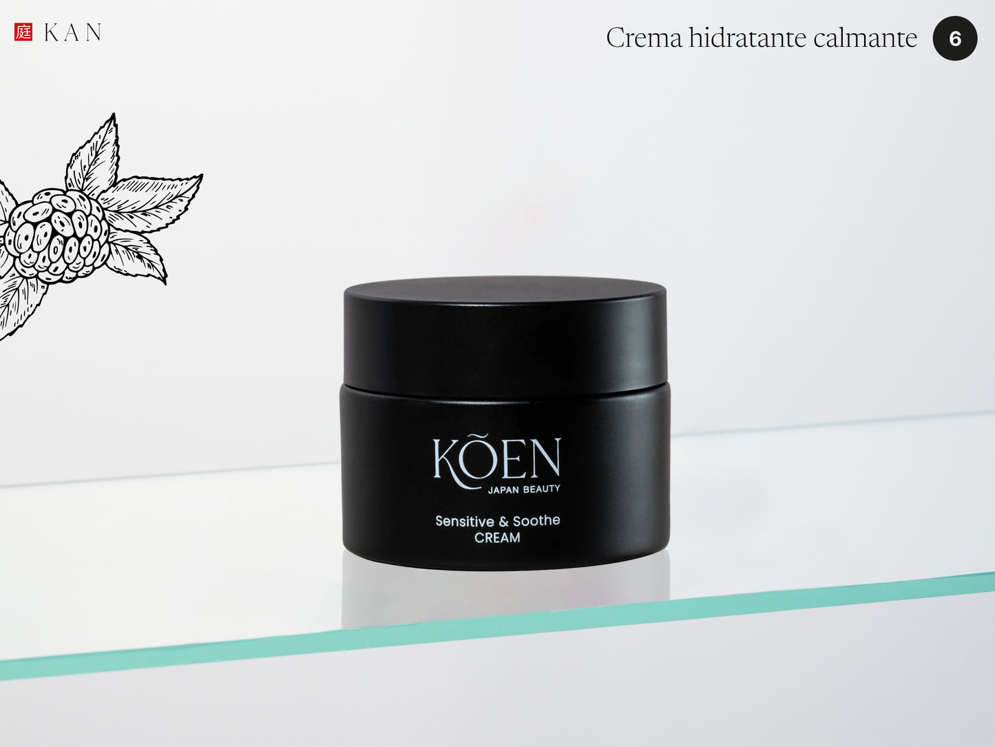 KAN | Crema calmante pieles sensibles - KOEN JAPAN BEAUTY